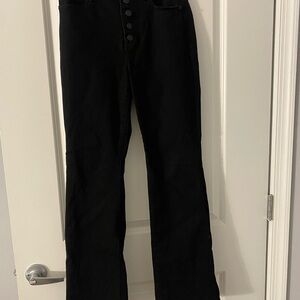 Elegant Black Flare Women's Jeans
